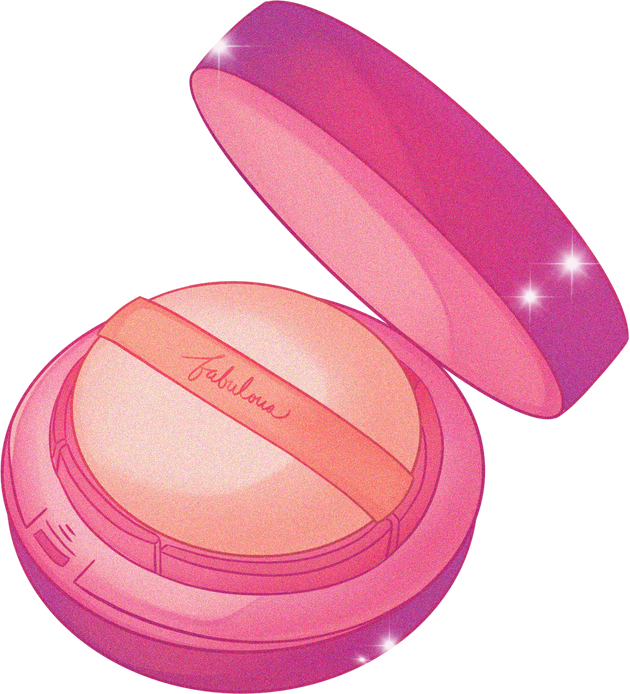 Manhwa Style Blush Compact
